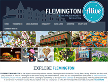 Tablet Screenshot of flemingtonalive.com